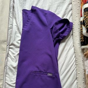 Figs Scrub Set in Purple